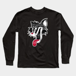 Looney Cat Long Sleeve T-Shirt